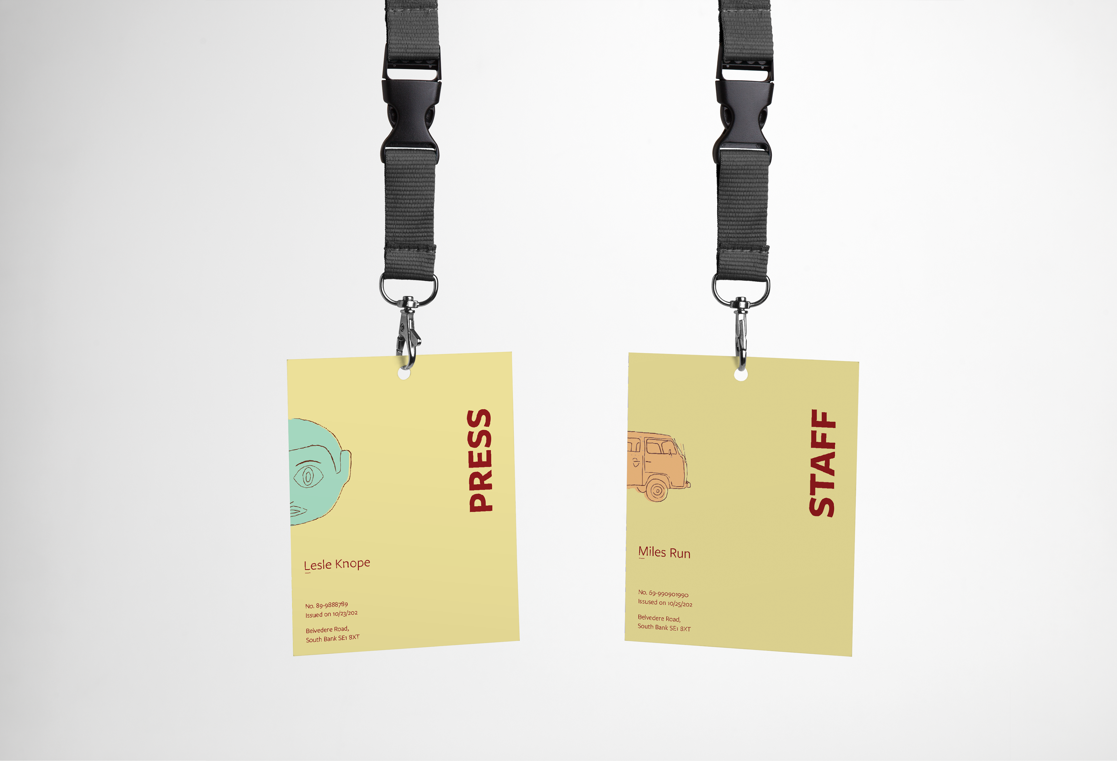 The Right Fork Film Festival press badges